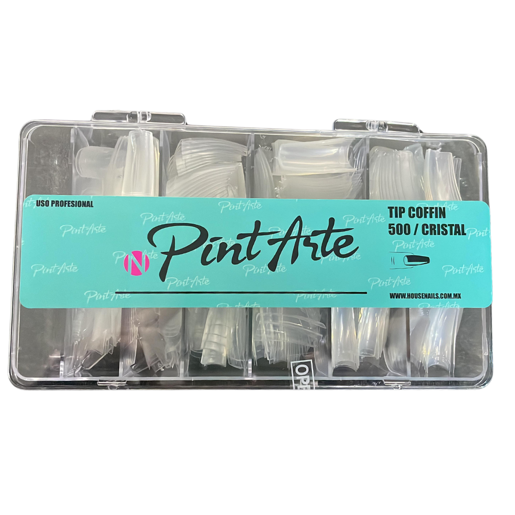 Tips Coffin  PintArte Con 500pz CRISTAL