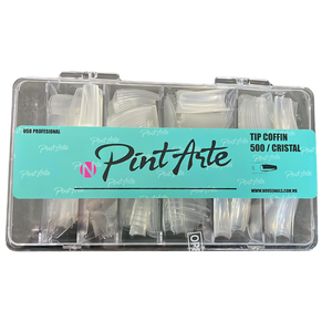 Tips Coffin  PintArte Con 500pz CRISTAL
