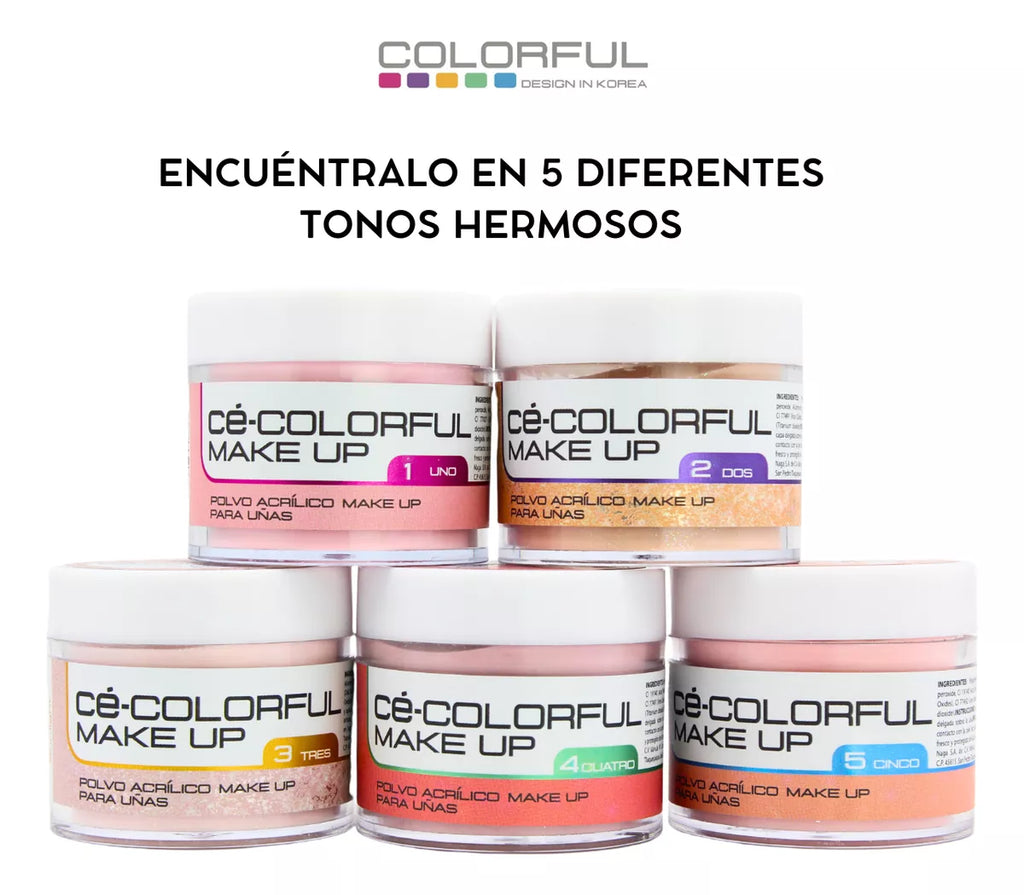 Colorful Polvo Acrílico Make Up