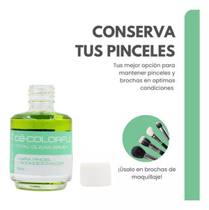 Colorful Limpia Pincel + Acondicionador 15ml Green Life