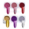Efecto Espejo Para Uñas 6 Colores + 6 Aplicadores A