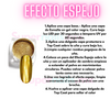 Efecto Espejo Para Uñas 6 Colores + 6 Aplicadores A