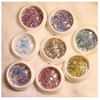 Decoración Para Uñas y Maquillaje Evolution Glitter Flake Hojuelas c/8 Piezas
