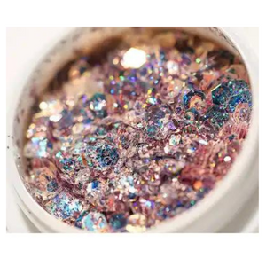 Decoración Para Uñas y Maquillaje Evolution Glitter Flake Hojuelas c/8 Piezas