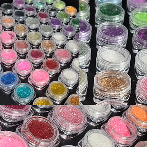 Efecto Azucar para Decoracion de uñas 72 piezas Glitter