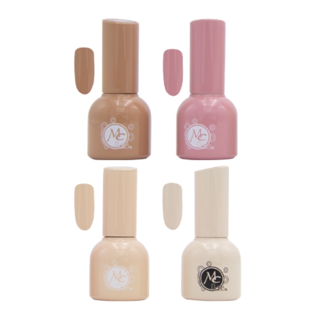 Esmalte  nude gel Colorful Collection series B 4pz 12ml