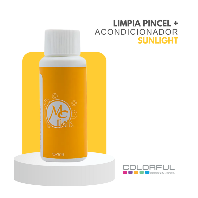 Colorful Limpia Pincel + Acondicionador 54ml Sunlight