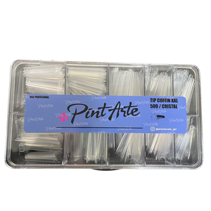 Tips Coffin XXL PintArte CRISTAL - 500pz
