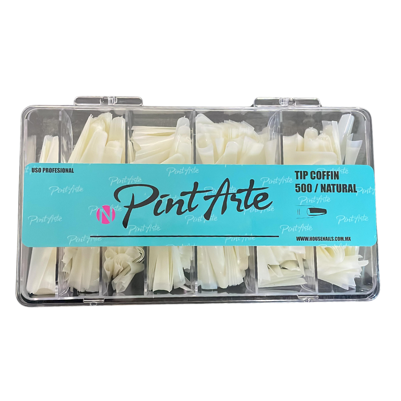 Tips Coffin  PintArte Con 500pz NATURAL