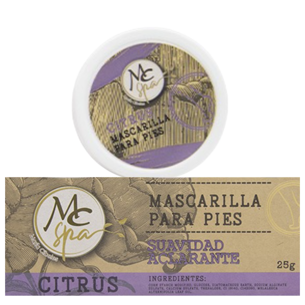 Mascarilla para pies Citrus Pieza 25gr