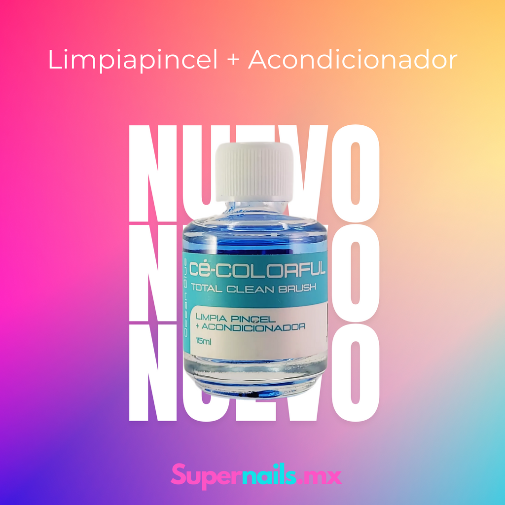 Colorful Limpia Pincel + Acondicionador 15ml Ocean Blue