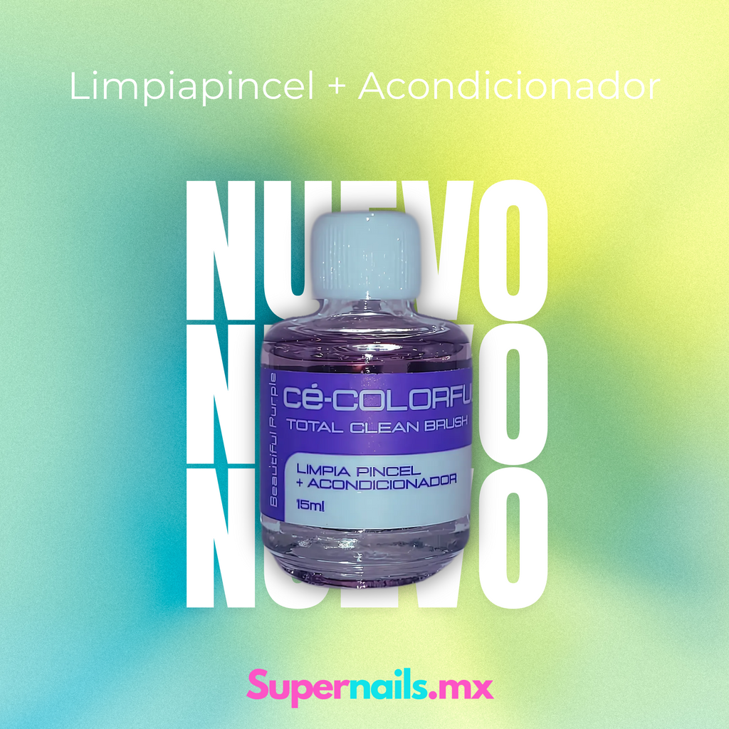 Colorful Limpia Pincel + Acondicionador 15ml Beautiful Purple