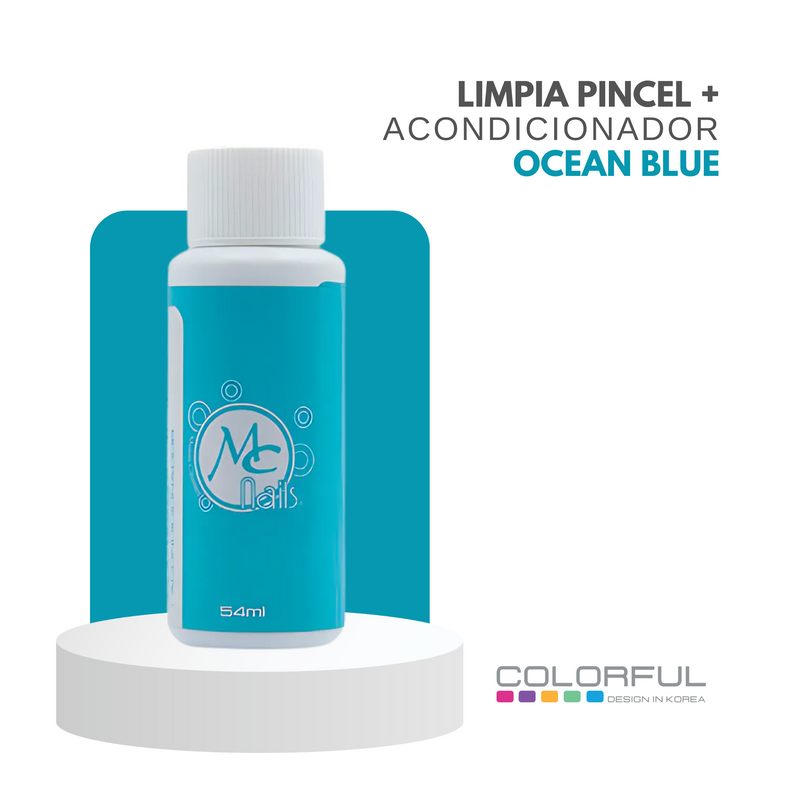 Colorful Limpia Pincel + Acondicionador 54ml Ocean Blue