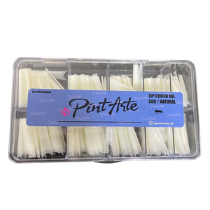 Tips Coffin XXL PintArte NATURAL - 500pz