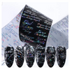 Foil Navideño Negro con 10 Pzs.