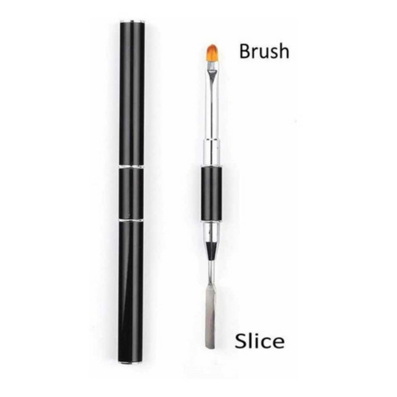 Pincel para Polygel con Espatula Lé Mussa