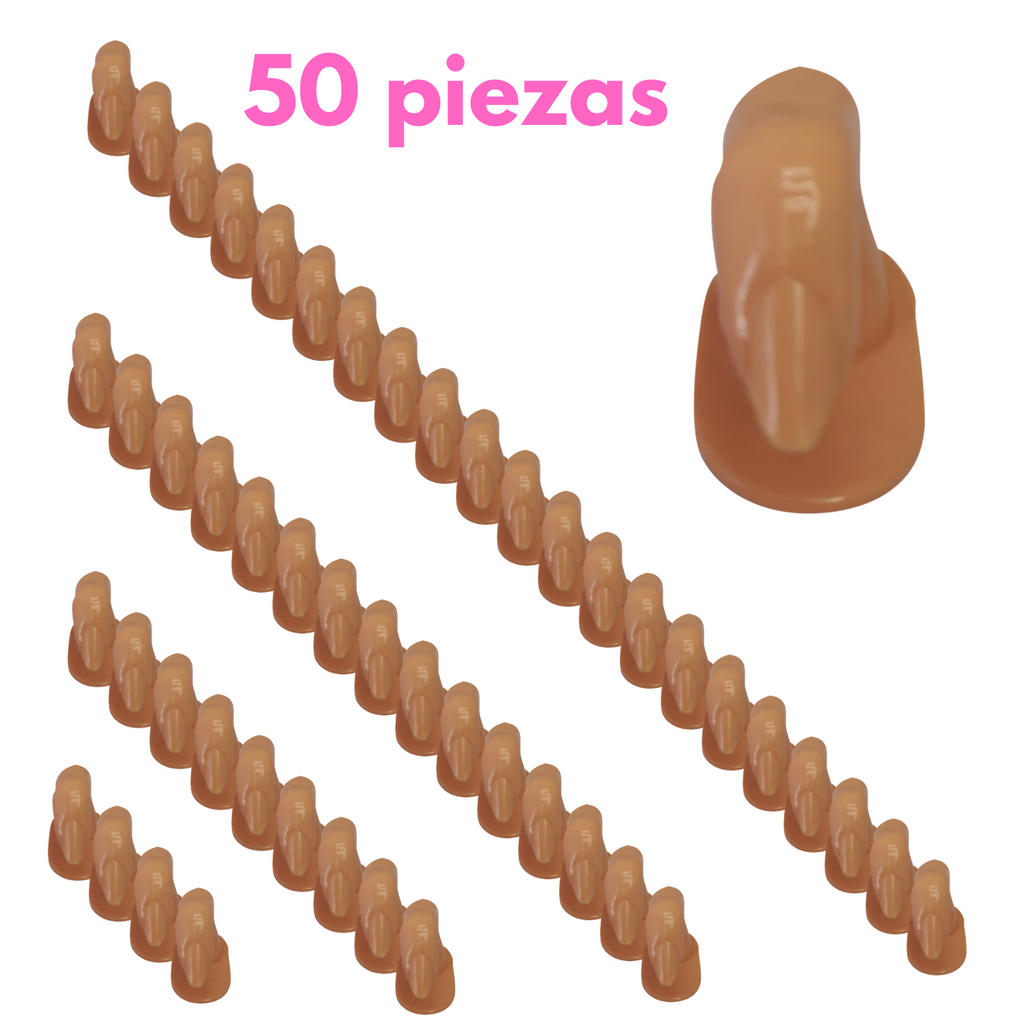 Dedo de Practica con Uña y sin Uña con 50 Piezas