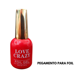 Pegamento para Foil en Gel Love Crazy 10 Ml.