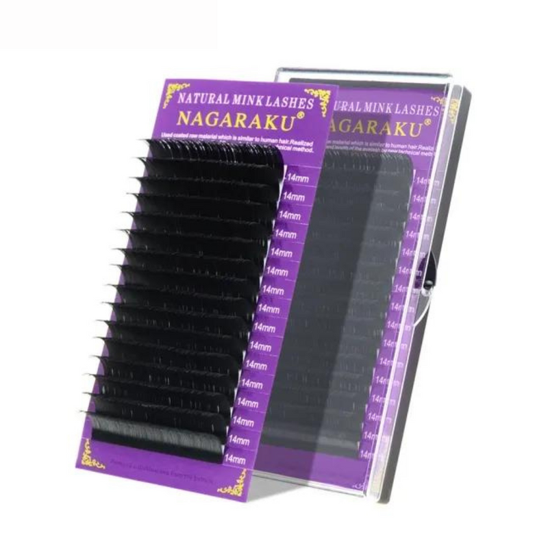 Blister Pestañas Nagaraku Aplicacion Mink 1x1 1pz Una Medida