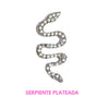 Decoración Uñas Serpiente Metal Dorado, Plata O Golden Rose